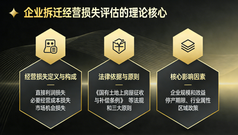 企业拆迁经营损失评估的理论核心