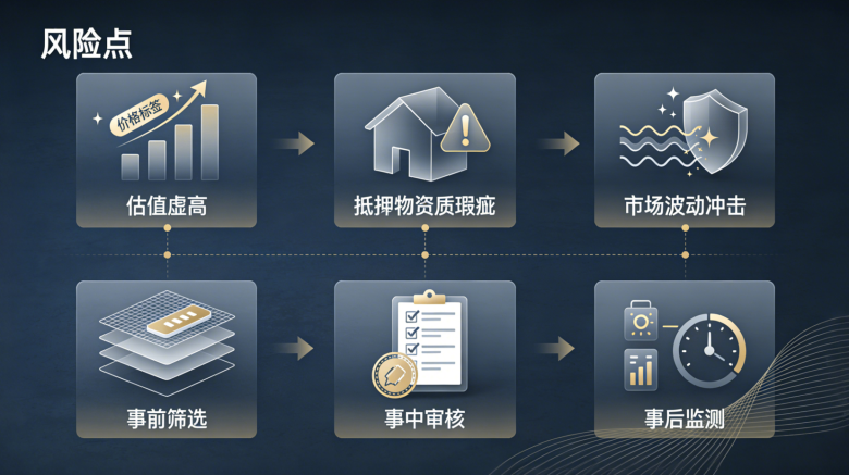 核心风险点与控制路径关联的概括图