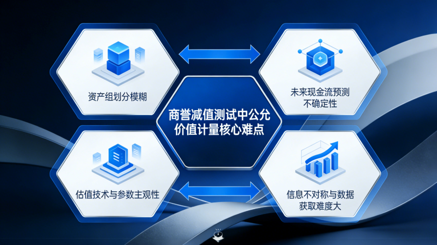 商誉减值测试中公允价值计量核心难点