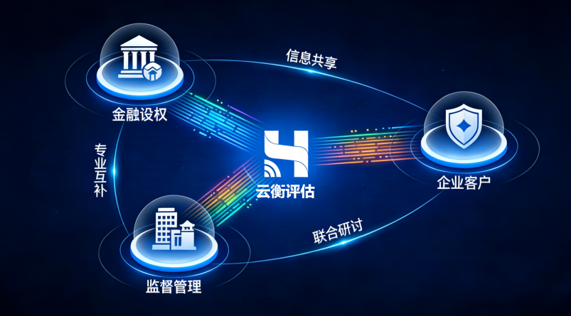 云衡评估多元协同网络架构图：呈现信息共享与专业互补机制