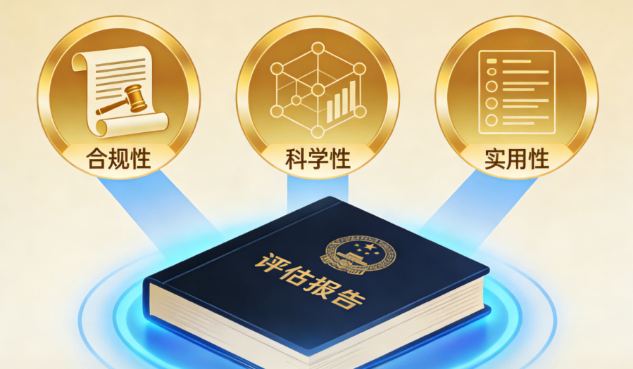 政府认可的评估报告需满足的核心准则相关画面