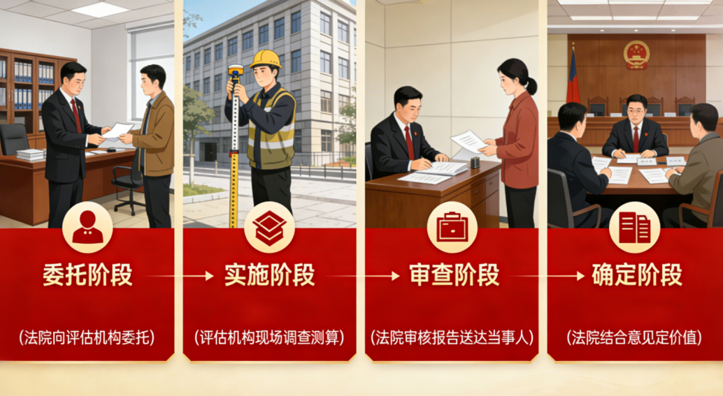 法院确定涉案资产价值的核心流程与评估的嵌入逻辑